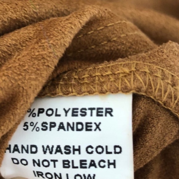 5/$40 Brown tie front Bodysuit - Picture 4 of 4